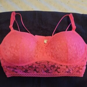 Lace Pink Bralette